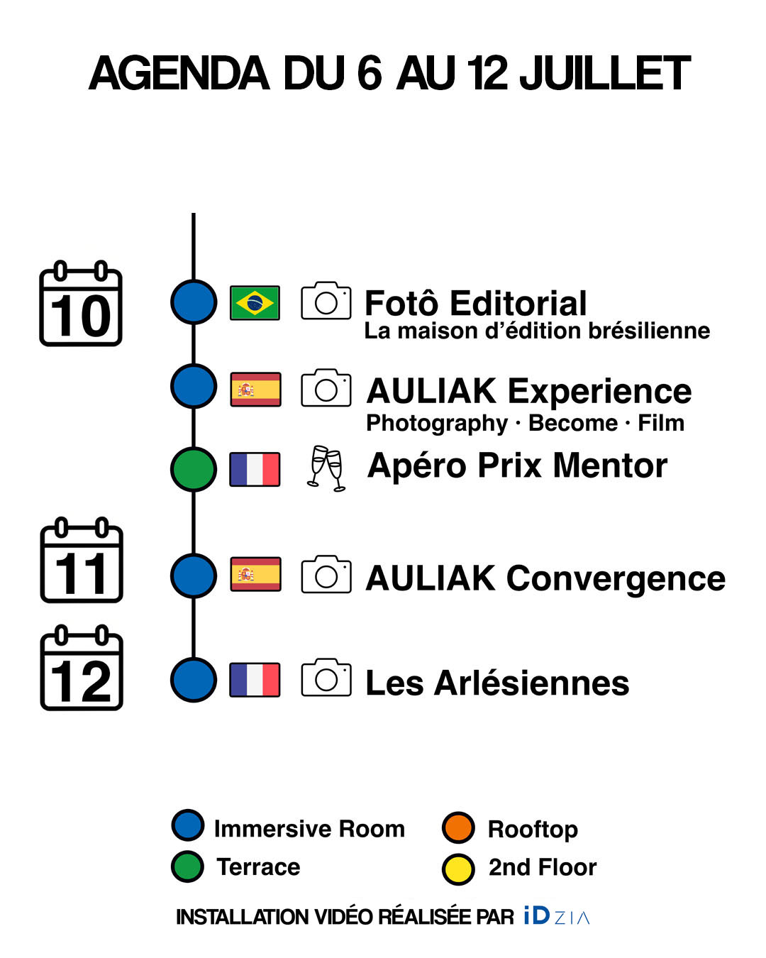Agenda 10-12 juillet